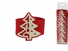 Vianočný flicový držiak na servítku (1bal.) 788604 - XNA17014131