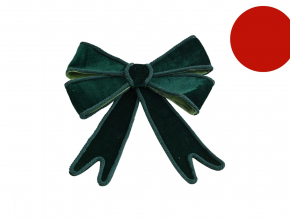 Vianočná mašľa na štipci EG115 -MIX