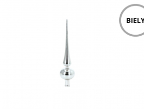 Vianočný špic na stromček AR3-66L1201A-WHITE 