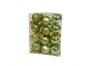 Vianočné gule zelené (1bal.) TG80133-7 