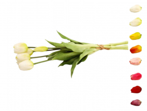 Umelá kytička tulipán pogumovaný CV13555-MIX 