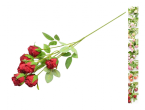 Umelý konár ruža x 7 CV22531-MIX