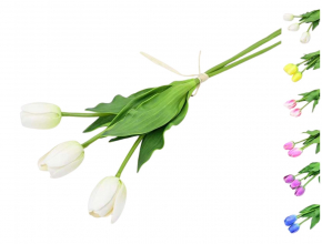 Umelá kytička tulipán x3 CV35348-MIX