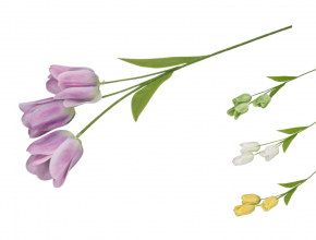 Umelý konár tulipán x 3 CV38611-MIX