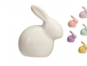 820431 Dekoračný keramický zajac 252925220