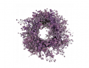 Veniec gypso 30 cm fialový SIO025 