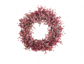 Veniec gypso 40 cm ružový SIO028