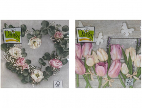 Servítky 33 x 33 cm ROMANTIC