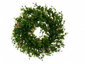 Umelý veniec s ružovými doplnkom 25 cm KWI-352-03731-25 