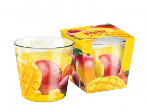 Vonná sviečka v skle Mango & Fruits Home 115gr/30hod.