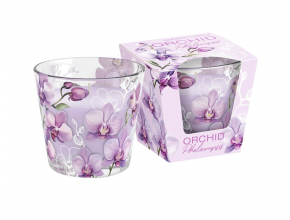 Vonná sviečka v skle Orchid Purple, White 115gr/30hod.