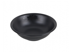 Plastová miska / tanierik BLACK 17 cm x 17 cm A9441 