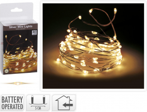 452055 TB Vianočné LED svetlá 4m 80LED BAT-vnút. AX9702030