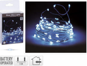 451799 SB Vianočné LED svetlá 4m 80LED BAT-vnút. AX9701030
