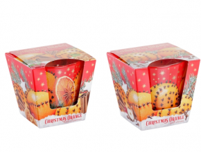 Sv.Sklo Christmas Orange Sviečka vonava 115gr/30hod.