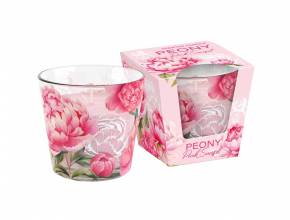 Vonná sviečka v skle Peony 115gr/30hod.