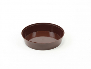 Podložka / Miska pod kvetináč 12 cm Hnedá