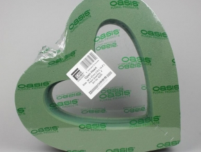Oasis 8230 Srdce otvor.zelene 38x37x6cm 11-08230