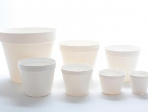 Kvetináč plastový 12 cm biela