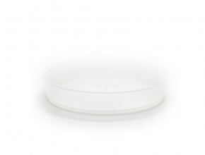 Podložka / Miska pod kvetináč priehľadná 12 cm