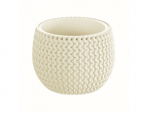 Kvetináč s vnútrom DKSP240 Splofy Bowl kréma 