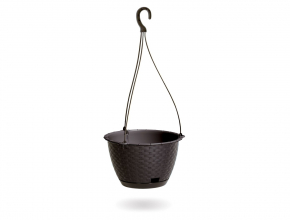 Závesný kvetináč / obal DRLW240 Ratolla Round hnedý