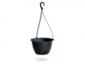 Závesný kvetináč / obal DRLW215 Ratolla Round W antracit