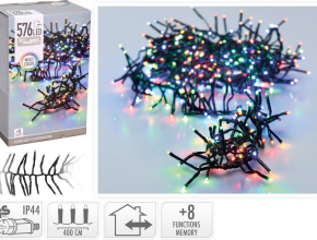 263282 FF+8 Vianočné LED svetlá 4+3m 576LED AX8505220