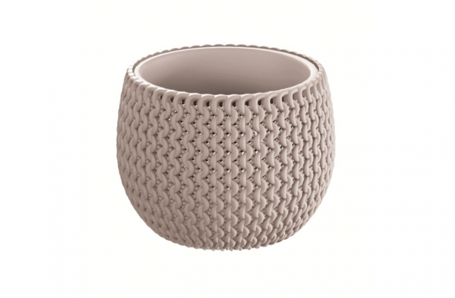 Kvetináč s vnútrom DKSP240 Splofy Bowl mocca