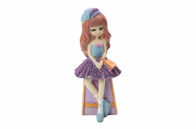 764-1,9635 ( 1 ) Figurka ker.levandula