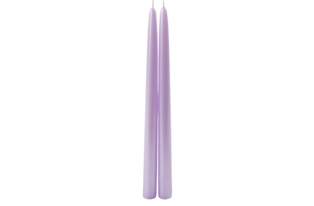 Sviečka kónická 30 cm LAKIER lilia- pudr. fialová