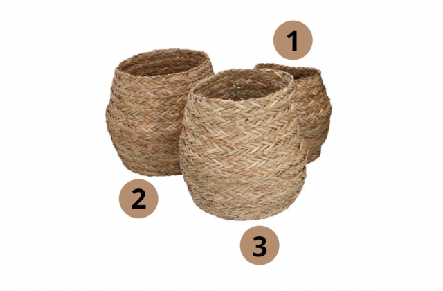 Košík / obal morská tráva M110 -25/ 3