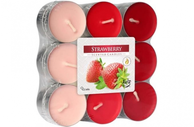 Sv.Cajova aromatická (bal.18) 11gr/4hod P15-18-73 Strawberry