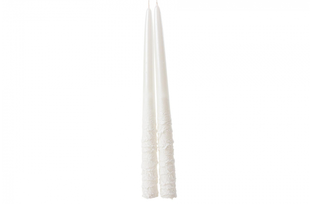 Sviečka kónická 30 cm LAWA 1/2 perleť