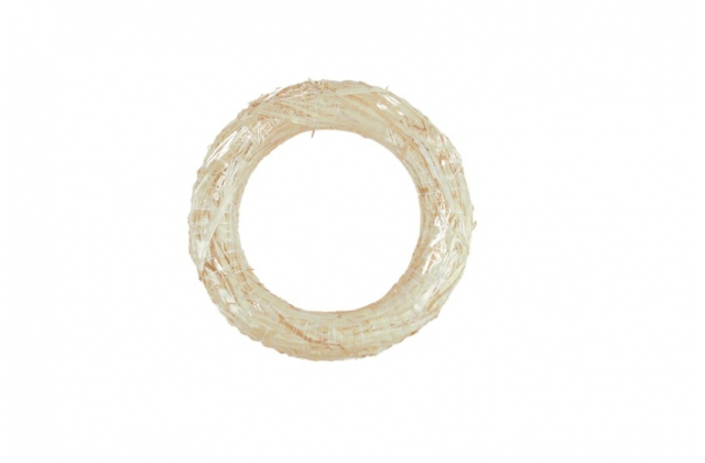 Slamený veniec 25 cm