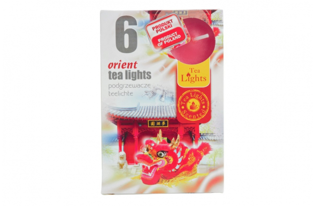 Sviečka čajová aromatická (bal.6) 11gr/4hod Orient