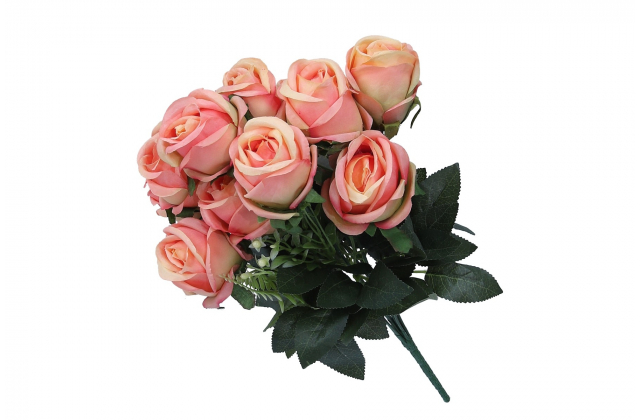  Kytica ružových ruží x 12