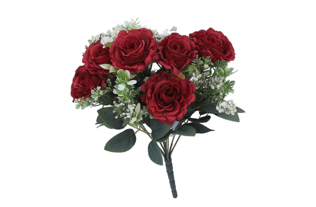 Kytica ruží s doplnkom x 9