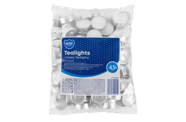 Čajové sviečky (bal100) 4,5hod- P15-100