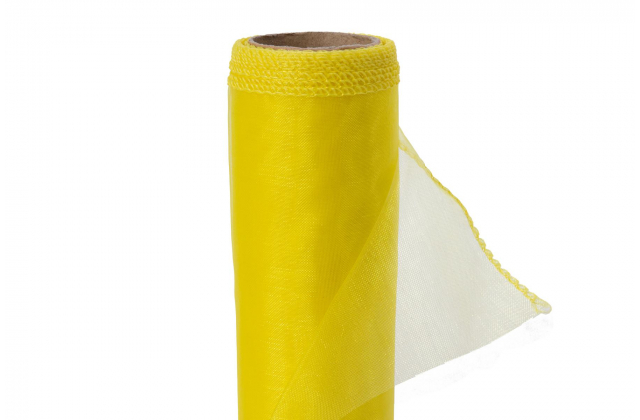 Organza žltá stredná