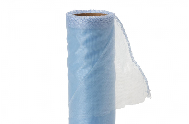 Organza svetlo-modrá stredná