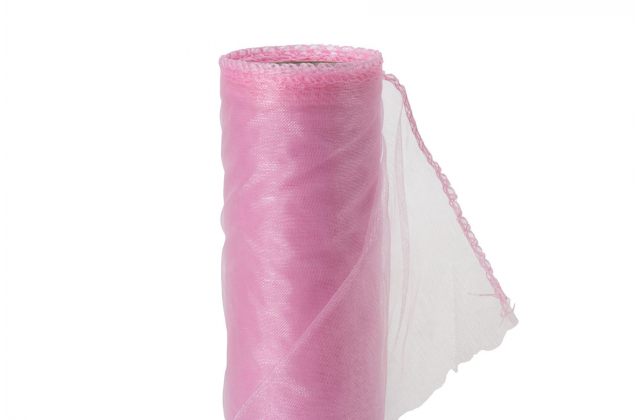 Organza tmavo-ružová malá