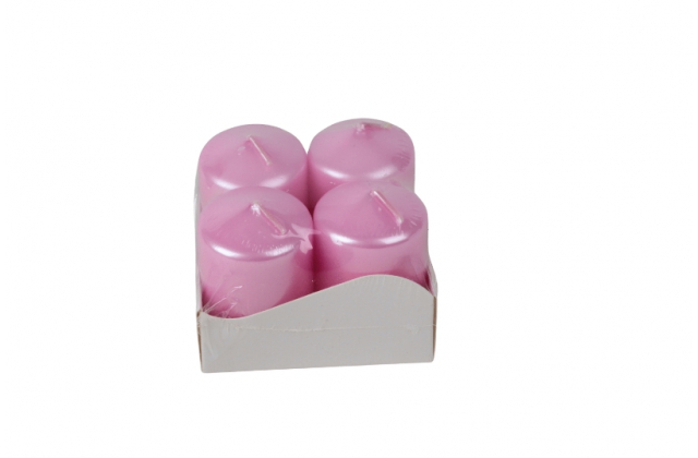 Sv. adventné metalická ružová (bal4ks)