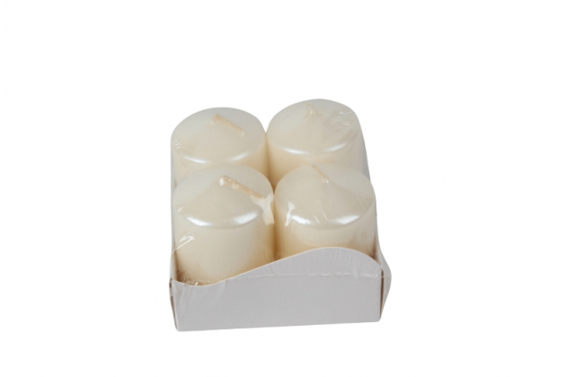 Sv. adventná metalická ecru (bal4ks)