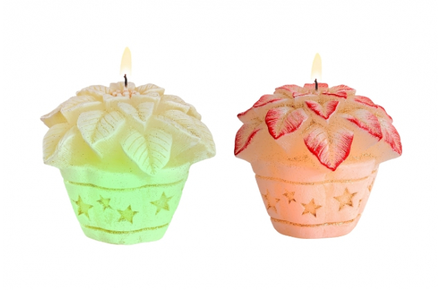 Sv.Christmas Flower s diódou