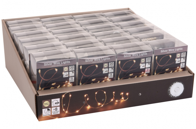 586237 TB+8 Vianočné LED svetlá 95cm 20LED BAT-vonk. AX9720800