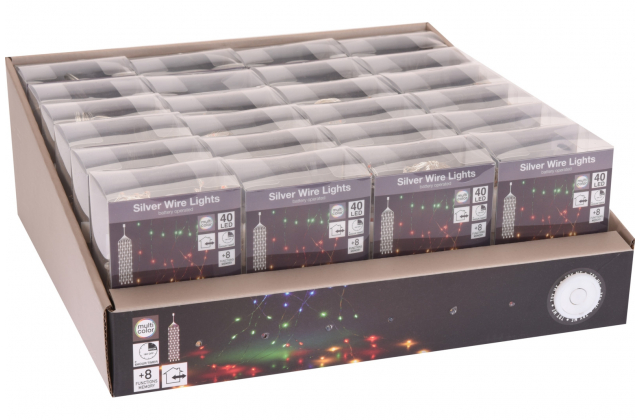 586565 FF+8 Vianočné LED svetlá 45+30cm 40LED BAT-vonk. AX9720940