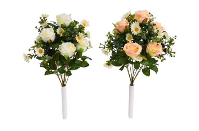 Kytica ruža, margarétka x 11