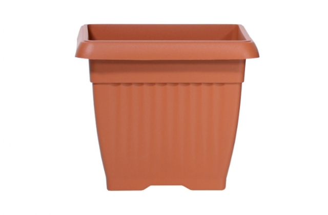 KV.DKWT19 Kwadrat Terra Kvetináč terakota R624