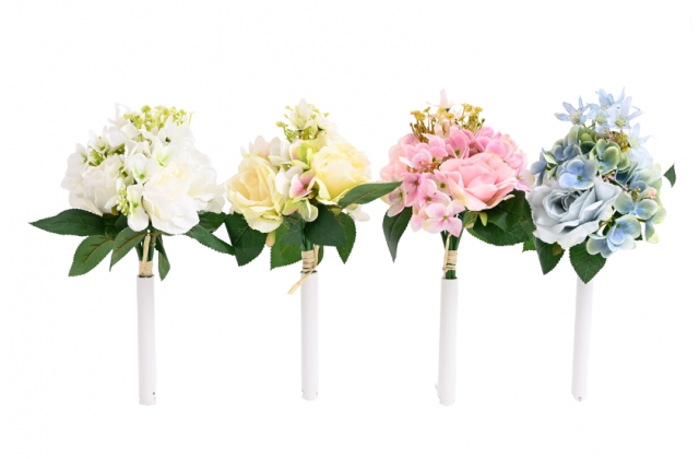 Kytica ruža, hortenzia s doplnkom x 7